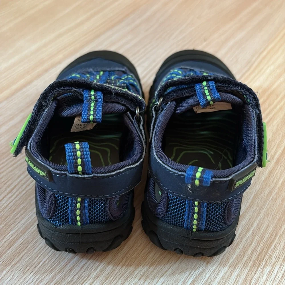 M.A.P. Slash safe shoes blue green Velcro